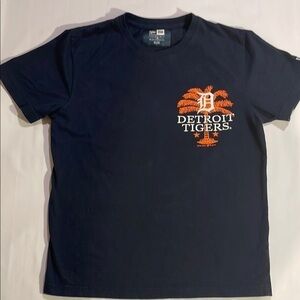 Genuine merchandise unisex blue Detroit Tigers, short sleeve T-shirt Size S